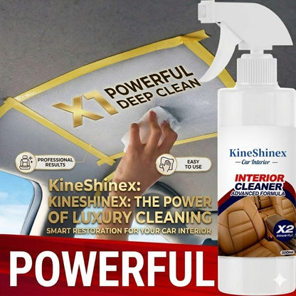 All-in-One Car Interior Cleaner & Polish – Waterless Cleaning & Leather Care Solution