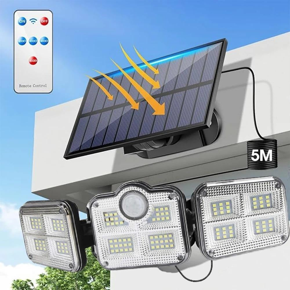 18W Solar Motion Sensor LED Wall Light.